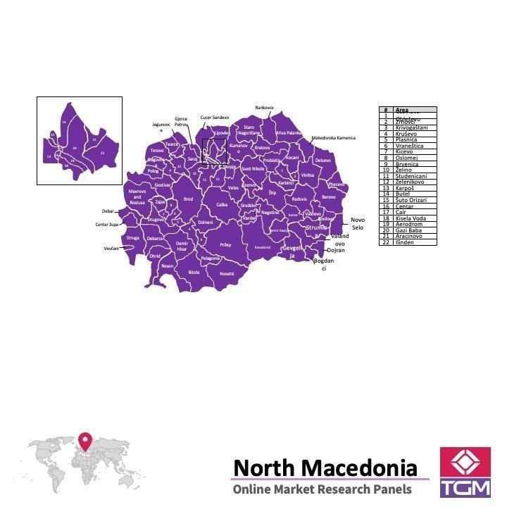 منصة عبر الانترنت في مقدونيا الشمالية