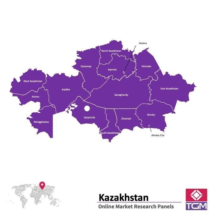 منصة عبر الانترنت في كازاخستان